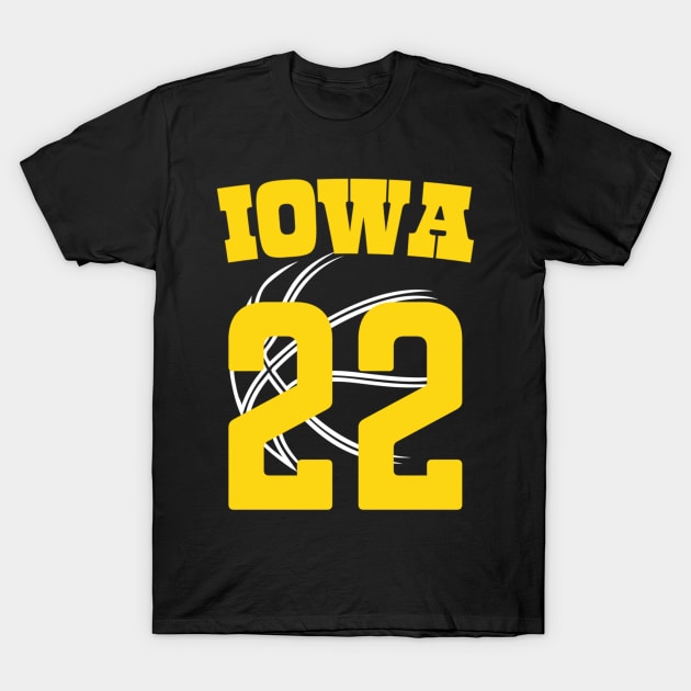 Caitlin Clark 22 iowa T-Shirt by givayte